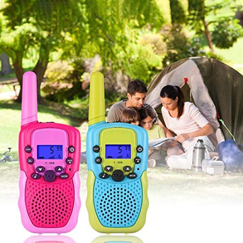 Selieve Toys for 3-12 Year Old Girls Boys, Walkie Talkies for Kids 22 Channels 2 Way Radio Toy with Backlit LCD Flashlight, 3 Miles Range for Outside, Camping, Hiking