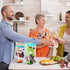 Baggy Rack Stands, 6 Pack, Adjustable Hands Free Clips for Food Storage Bags Plastic Freezer Bags, Bag Holders