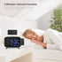 Alarm Clock Projection Clock Digital with Power Adapter and Brightness Adjustment for Home and Bedroom Blue