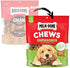 Milk-Bone Gnaw Bones Rawhide Free Dog Chew Treats, Peanut Butter & Chicken, 3 Large Knotted Bones