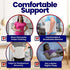 Abdominal Binder Plus Size Belly Binder – Postpartum Tummy Tuck Belt Gives Slimming Bariatric Band Stomach Compression Wrap to Help Hernia or Post Surgery, C Section Pregnancy Women Men XXL 47” to 70”