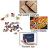TMCOM Wooden Puzzles Wooden Animals Shaped Puzzles Family Game Play Jigsaw Unique Shaped Wooden Jigsaw Puzzles for Adults and Kids (Deer)