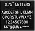 3/4 Inch Letters for Flet Letter Boards,300 Pieces Including Letters, Numbers & Symbols for Changeable Plastic Message Boards (White)