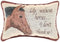 Manual 12.5 x 8.5-Inch Decorative Throw Pillow, Life without Horses