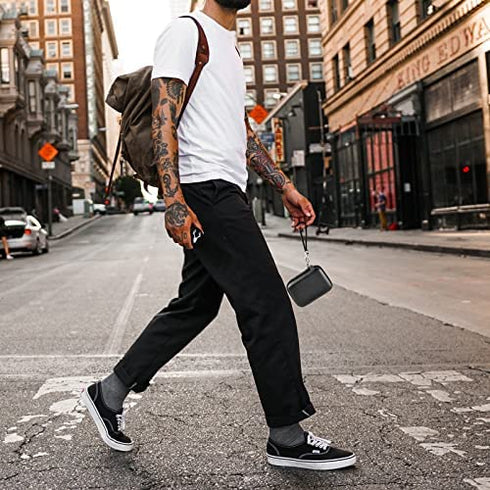 Case for Anker 622/ 633/ 621 Magnetic Battery (MagGo)/ PowerCore 10000, 5000mAh Foldable Wireless Portable Charger Storage Box, External Battery Pack Carrying Holder for USB Cable Accessories-Bag Only