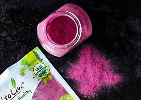 Organic Black Currant Powder, 4 Ounces — Non-GMO, Raw, Kosher, 100% Pure, Vegan Superfood, Bulk, Rich in Antioxidants, Great for Juices, Drinks, and Smoothies, Contains Maltodextrin