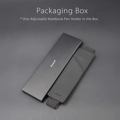 Adjustable Elastic Band Pen Holder, Pencil Holder, Pen Sleeve Pouch for Hardcover Journals, Notebooks, Planners, Fits Notebooks from 8" to 11€? in Height, Hold 2 or 3 Pens, PU Leather, Detachable.