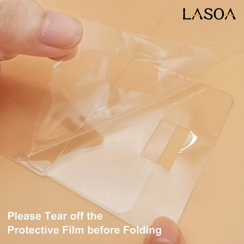 LASOA Mother's Day Clear Favor Box Treat Box Gable box with Cardboard, Pastry Cookies Candy Boxes for Birthday, Party Favor,Thanksgiving,Baby Shower,Wedding,10Pack, 9x3x3 Inches