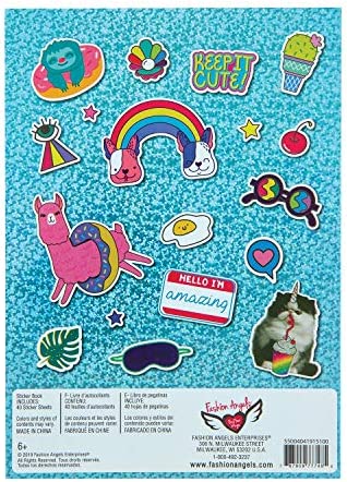 Fashion Angels 1000+ Totes Adorbs Colorful - Fun Craft Stickers for Scrapbooks, Planners, Gifts and Rewards, 40-Page Book for Kids Ages 6+ and Up