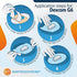 ExpressionMed - Adhesive Patch for Dexcom G6 (5-Pack) - Made in The USA, Waterproof, Split Backing, CGM Tape (Warrior Variety Pack)