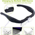 Headband Magnifier Rechargeable Magnifying Glass with LED Light Hands Free Magnifying Glass for Reading Interchangeable Magnification Lenses 1.5X 2.5X 3.5X 5X for Close Work Jewelry Hobby Crafts