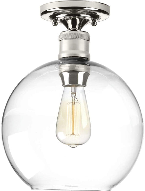 Progress Lighting P350046-104 Hansford Close-to-Ceiling, Polished Nickel