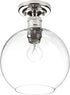 Progress Lighting P350046-104 Hansford Close-to-Ceiling, Polished Nickel