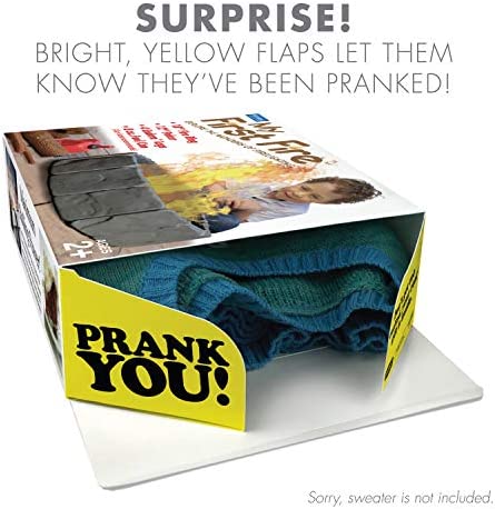 Prank Pack, My First Fire Prank Gift Box, Wrap Your Real Present in a Funny Authentic Prank-O Gag Present Box | Novelty Gifting Box for Pranksters