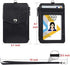 Teskyer Leather Badge Holder with Zipper Pocket,1 Clear ID Window and 3 Card Slots with Secure Cover, Premium Leather ID Holder with Nylon Lanyard for Office School ID, Credit Cards, Driver Licence