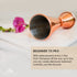 A Bar Above Bar Jigger - Copper-Finished Japanese Jigger with Measurements Inside - Cocktail Measuring Jigger - Steel Measuring Tool for Bartenders - Jigger 2 oz 1 oz - Jiggers and Pourers