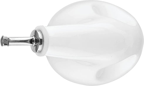 Rachael Ray Ceramic EVOO Oil and Vinegar Dispensing Bottle with Spout, 24 Ounce, White