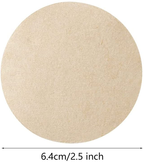 600 PCS Unbleached Coffee Filters, Replacement Round Coffee Filters, Disposable Paper Filters Compatible with Aerobie Aeropress Coffee Filter and Espresso Maker