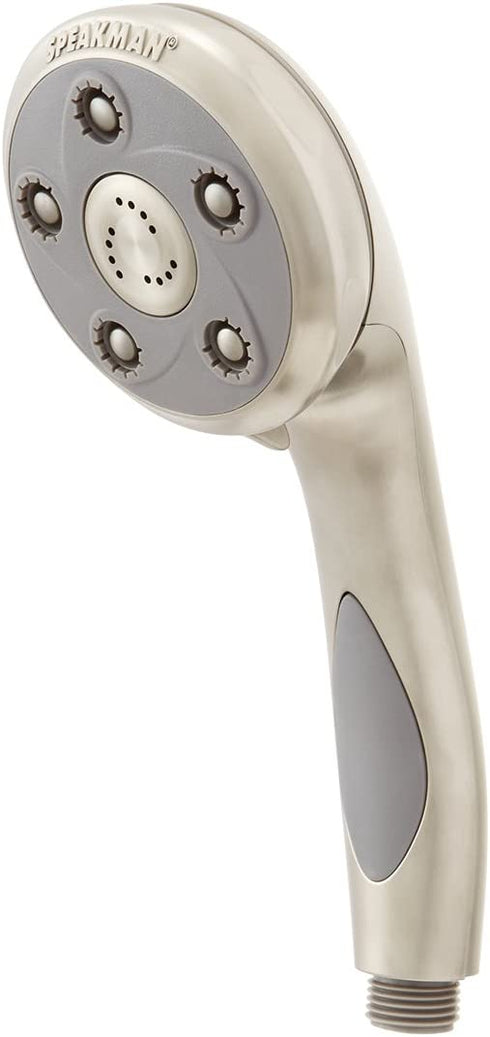 Speakman VS-2007-BN-E175 Napa Anystream Multi-Function Adjustable Handheld Shower Head, 1.75 GPM, Brushed Nickel