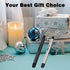 Candle Lighters,2 Pack Electric Candle Rechargeable USB Long Plasma Arc Fireplace Grill Bulk Electronic Utility Lighter Type C Windproof Flameless for Candles Camping Kitchen USBOTO(Black & Silver)