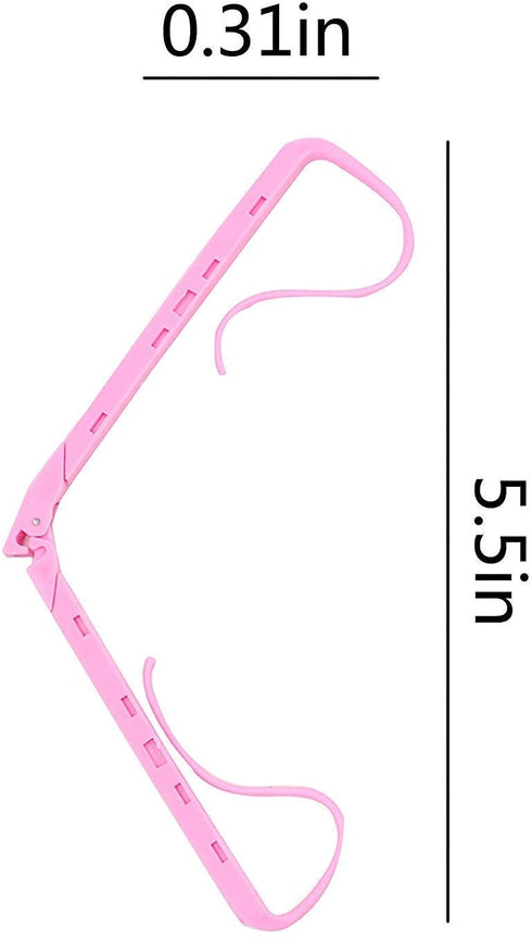 3 Pack Foldable Book Stand Plastic Reading Bracket Book Pages Holder, Book Support Clips for Reading Portable Book Stand Support Clamp