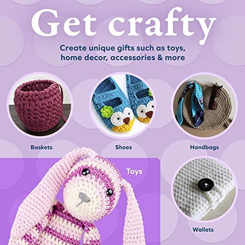 BeCraftee Crochet Hooks Kit - 31 Piece Set with 9 Ergonomic Hook Sizes, 6 Yarn Needles, Additional Knitting & Crochet Supplies and Carrying Case?
