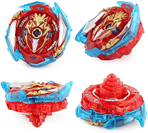 Konikiwa Bey Battling String Launcher, Infinite Achilles Top Burst Launcher Set, DB Launcher Left and Right Spin Launcher Compatible with All Bey Burst Series - Red