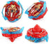Konikiwa Bey Battling String Launcher, Infinite Achilles Top Burst Launcher Set, DB Launcher Left and Right Spin Launcher Compatible with All Bey Burst Series - Red