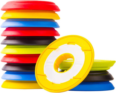 10 Pcs Silicone Fishing Line Storage Holders Fishing Snell Rigs Gear Spool Tenkara Line Keeper, Random Color