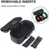 FIREDOG Smell Proof Bag with Lock, Carbon Lined Odor Proof Case Containers for Travel Storage (Black, 8x4x2.75 Inch)