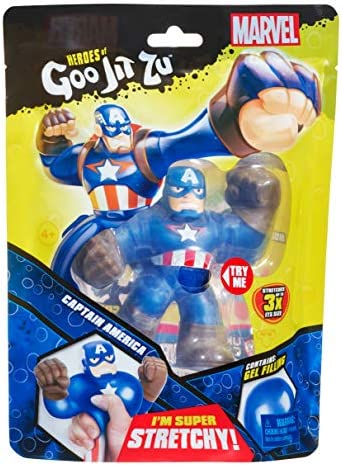 Heroes of Goo Jit Zu Licensed Marvel Hero Pack - Captain America, Multicolor (41057)