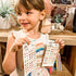 Konsait 318pcs 159Pairs Stick on Earrings 3D Gems Glitter Crystal Sticker Earrings Sticky Self-Adhesive Earrings for Little Girls Toddlers Dress up Pretend Princess Play Jewelry Accessories for Kids