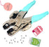 FoRapid 3mm/1/8" Quicklet Eyelets-Scrapbooking/Birthday Wedding Baby Greeting Holiday Card/Paper Craft/Luggage Cruise Tag/DIY Album/Clothing etc-Pre-Cut Back Slit Set with a Pen-200 PCS (Silver)