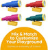 Jungle Gym Kingdom Playground Accessories - Red Pirate Ship Telescope for Kids - Plastic Accressory for Outdoor Playhouse, Playset, Backyard Swing Set - Replacement Parts for Treehouse