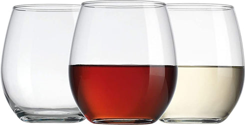 Home Essentials Allure 15 Oz Stemless Wine Set of 6