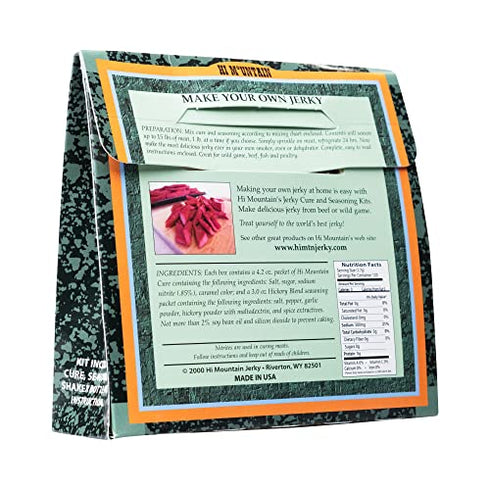 Hi Mountain Jerky Cure & Seasoning Kit - HICKORY BLEND