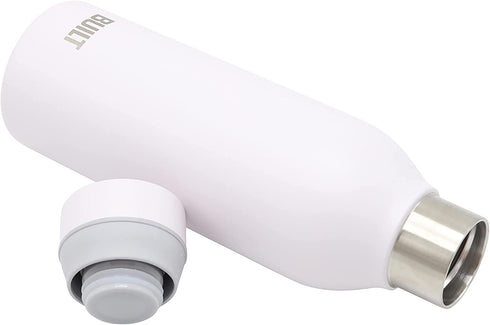 BUILT Cascade Water Bottle, 18 ounces, White
