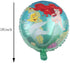 5PCS Mermaid Foil Balloons Balloons Mermaid Shell Balloons Helium Mylar Foil Balloon for Mermaid Under The Sea Birthday Party Baby Shower Decorations