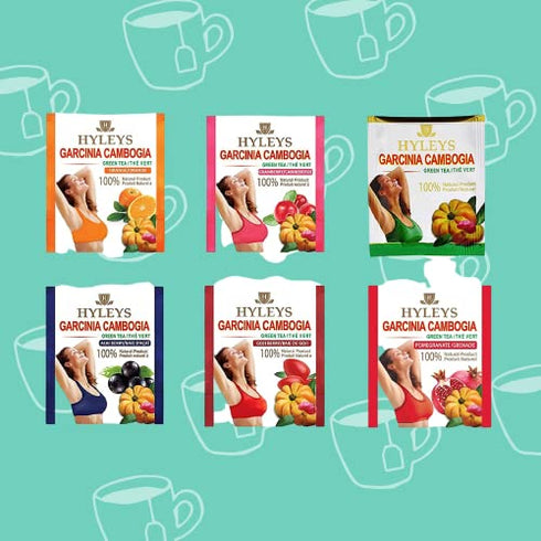 HYLEYS Tea Wellness Garcinia Cambogia Green Tea, Assorted Tea Bags, 42.0 Count