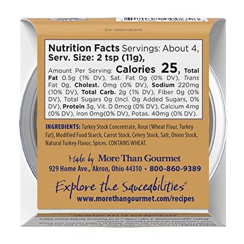 More Than Gourmet Jus De Volaille Classic Roasted Turkey Demi-glace, 1.5 Oz