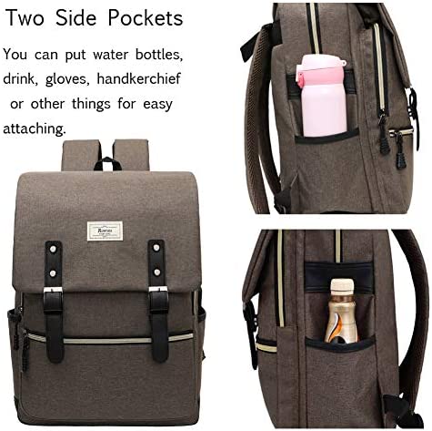 Ronyes Backpack Bookbag for Women and Men Laptop Backpack College School Bag with USB Charging Port Fits up to 15.6 Inch Laptop