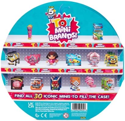 5 Surprise Toy Mini Brands Collector's Case - Store & Display 30 Minis with 4 Exclusive Minis Included by ZURU