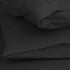 Setaluna Soft and Silky 5 Piece Bed Sheet Set Easy Fit 12" to 18" Deep Pocket Fitted Sheet, Flat Sheet, Pillow Cases, Breathable & Cooling Comfy Sheets, Split King Size, Black