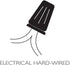 Design House 587238 Jelly Jar 1-Light Indoor/Outdoor Flush Mount Ceiling Light, Oil Rubbed Bronze