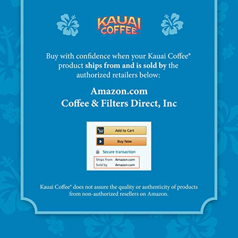 Kauai Coffee Single-Serve Pods, Garden Isle Medium Roast 100% Arabica Coffee from Hawaii’s Largest Coffee Grower, Compatible with Keurig K-Cup Brewers - 12 Count