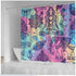 Finish It! 72 inch X 72 Inch Premium Bohemian Rainbow Shower Curtain Helps Create a Beautiful Secret Boho Spa Space in Your Bathroom
