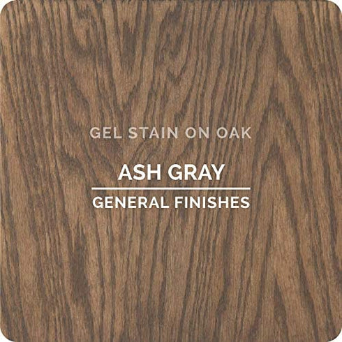 General Finishes Oil Base Gel Stain, 1/2 Pint, Ash Gray