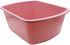 Comfort Axis Rectangular Plastic Wash Basin with Graduations, 7 Quart, 3 Pack, Rose