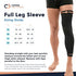 Copper Compression Leg Compression Sleeve - Copper Infused Knee Stabilizer Brace for Running, Meniscus Tear, ACL, MCL, Arthritis, Joint Pain Relief. Thigh & Calf Support. Fit for Men & Women - M
