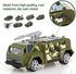 TOY Life Army Men Toys for Boys, Toy Soldiers Army Toys Plastic Green Army Men Army Action Figures Military Toys, Die Cast Metal Military Vehicles with a Bag Toy Helicopter, Halloween Prizes for Kids